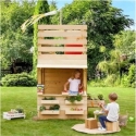 Castillo de juego infantil  madera shopping - Suinplas
