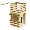 Castillo de juego infantil  madera shopping - Suinplas