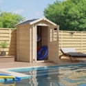 Cobertizo de madera juno 1.6 m2 - Suinplas
