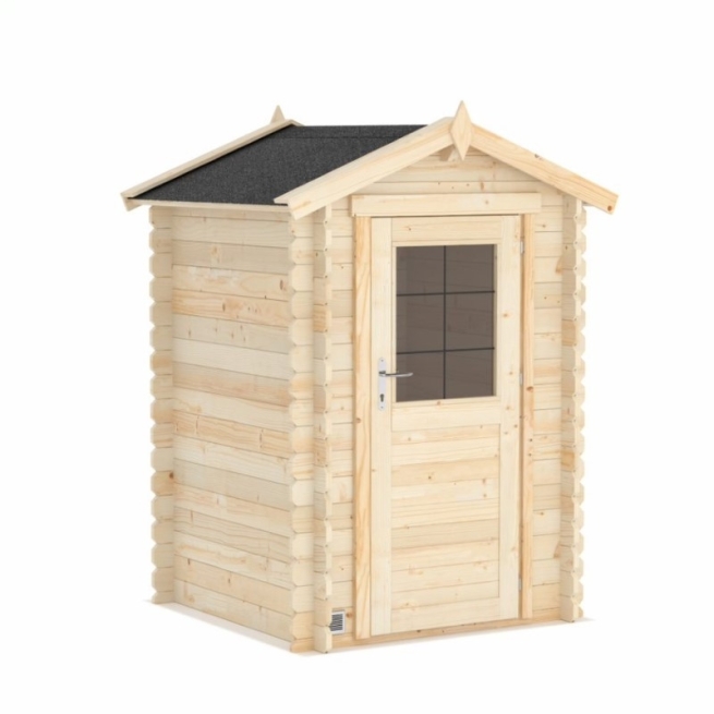 Cobertizo de madera juno 1.6 m2 - Suinplas