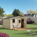 Cobertizo de madera juno 10.1 m2 - Suinplas