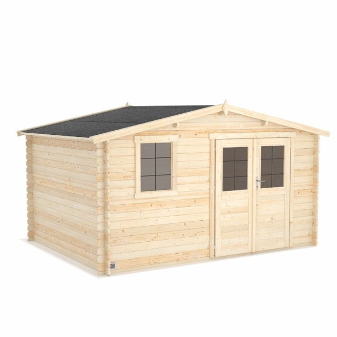 Cobertizo de madera juno 10.1 m2 - Suinplas