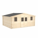 Cobertizo de madera juno 17.5 m2 - Suinplas