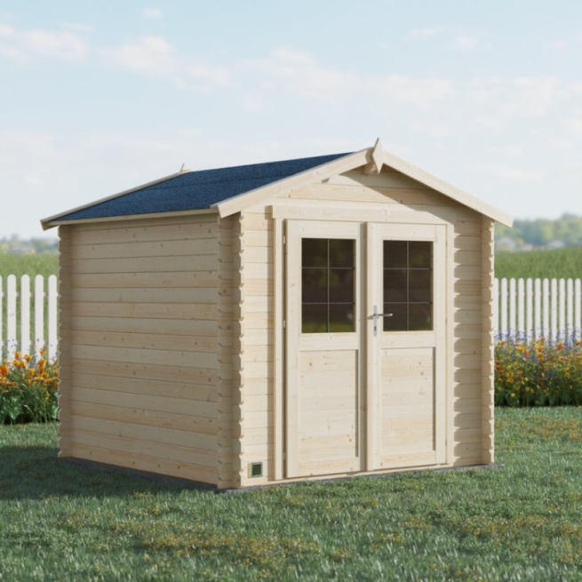Cobertizo de madera juno 4.9 m2 - Suinplas