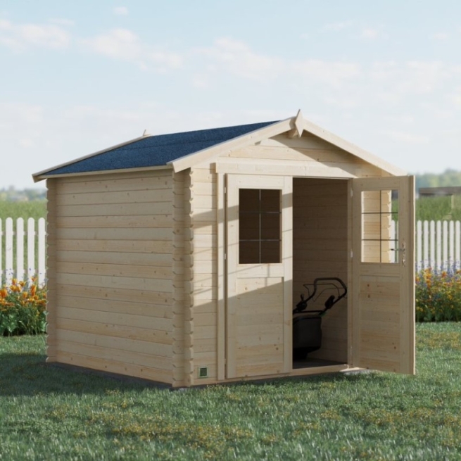Cobertizo de madera juno 4.9 m2 - Suinplas