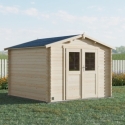 Cobertizo de madera juno 7.4 m2 - Suinplas