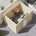 Cobertizo de madera juno modern 4.0 m2 - Suinplas