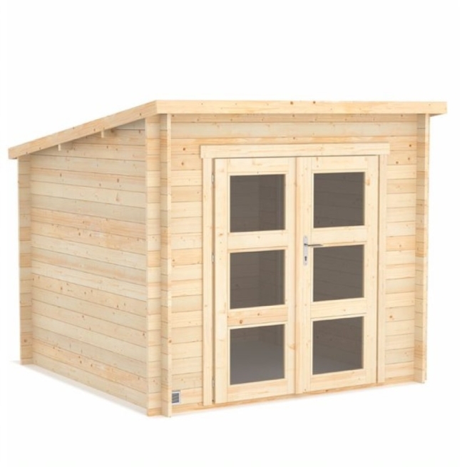 Cobertizo de madera juno modern 4.9 m2 - Suinplas