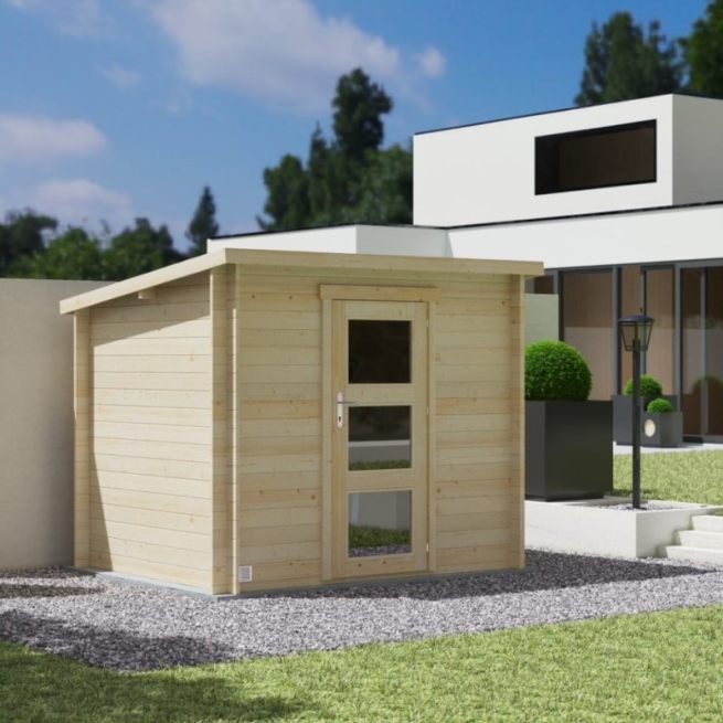 Cobertizo de madera juno modern 6.0 m2 - Suinplas