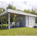 Cobertizo de madera lounj - auvent - Suinplas