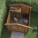 Cobertizo de madera nicia 4.9 m2 - Suinplas