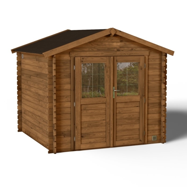 Cobertizo de madera nicia 4.9 m2 - Suinplas