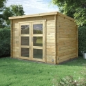 Cobertizo de madera nicia moderne 6.2 m2 - Suinplas