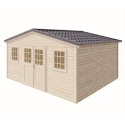 Cobertizo de madera shelty plus 17.2 m2 - Suinplas