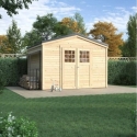 Cobertizo de madera shelty plus 8.9 m2 - Suinplas