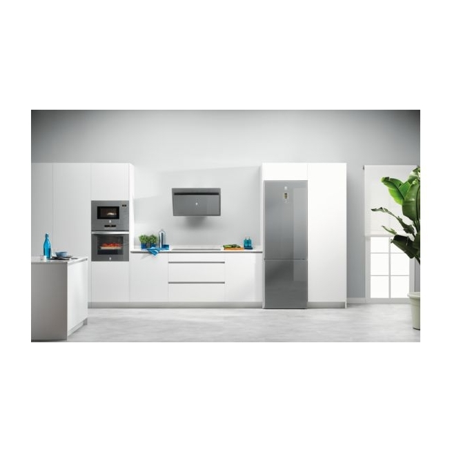 Campana balay pared inclinada 80 cm 680 m3/h cristal gris...