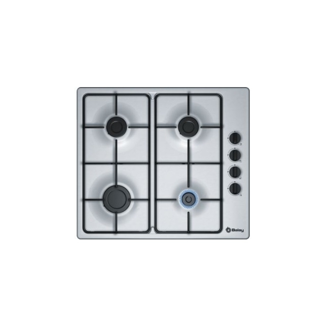 Placa gas balay 3etx464mb 60 cm acero inoxidable - Suinplas