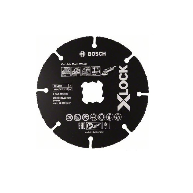 Disco corte multimalterial carburo xlock 125mm - Suinplas