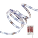 Tira de luz led a pilas 1m luz blanco neutro - Suinplas