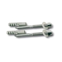 Tornillo inodoro acero inox 2 ud - Suinplas