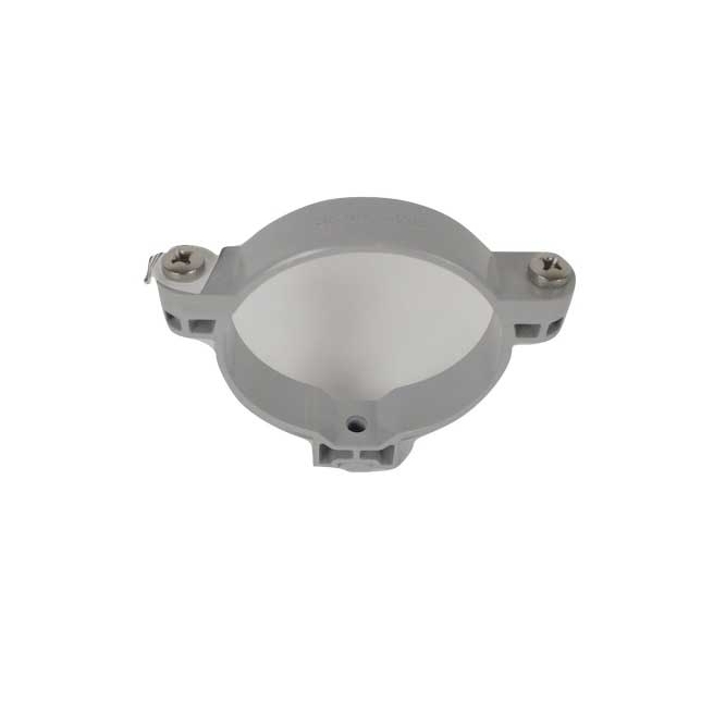 Abrazadera fijacion bajante 80mm gris cl - Suinplas