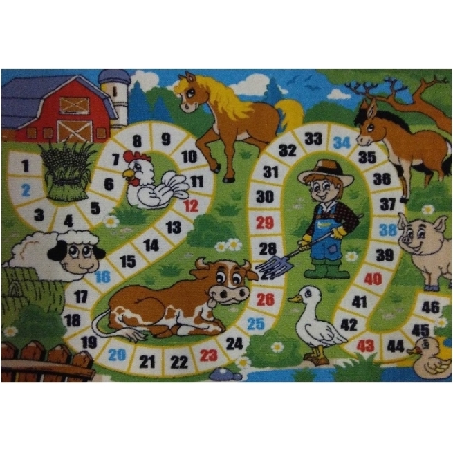Alfombra juego de la oca 100x140   - Suinplas
