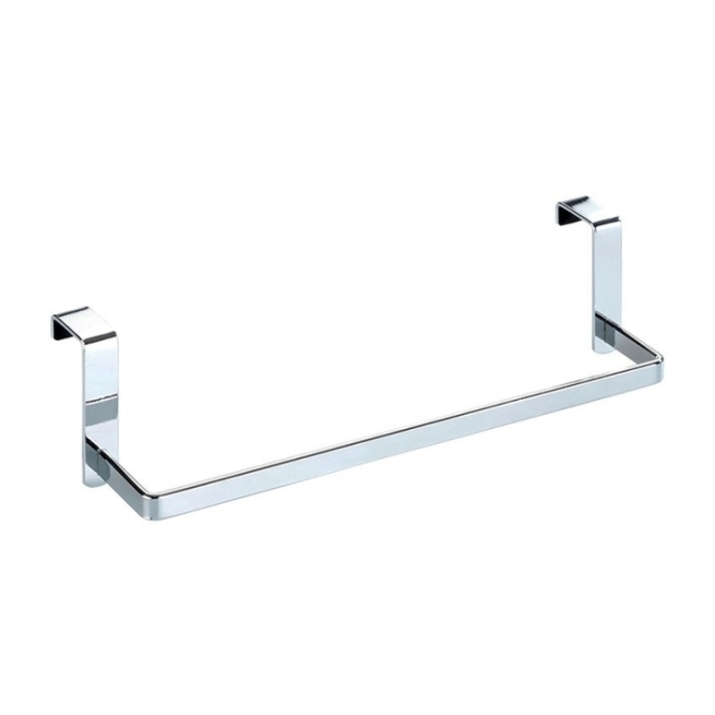 Toallero  para puertas 40cm cromo  - Suinplas