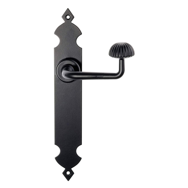 Manivela placa castellana negra 260/105 - Suinplas