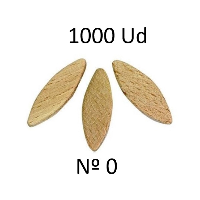 Galleta ensamblar caja 1000ud nº 0 - Suinplas