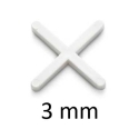 Cruceta para juntas 3mm - Suinplas