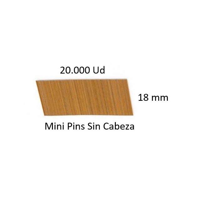 Clavos para clavadora neumatica mini pins 18-08 20000ud c...