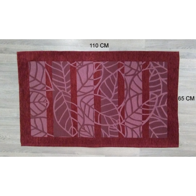Alfombra natura 65x110 rojo      - Suinplas