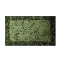 Alfombra wind 65x110 verde    - Suinplas