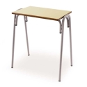 Pupitre escolar 70 x 50 cm estructura gris tapa laminada...