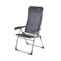 Silla reclinable mod. crespo aluminio gris oscuro - Suinplas