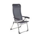 Silla reclinable mod. crespo aluminio gris oscuro - Suinplas
