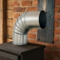 Codo 90º Galvanizado Ø120 mm 