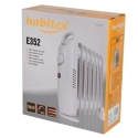 Radiador de aceite habitex e352 – 700w con termostato reg...