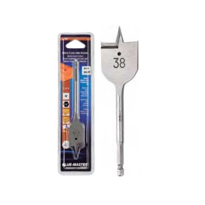 Broca plana madera bmpb 12mm blister - Suinplas
