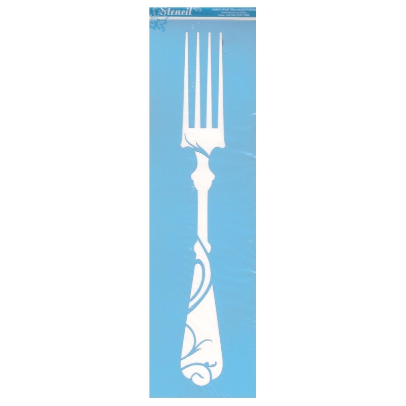 Plantilla stencil ste 28x8 tenedor   - Suinplas