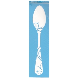 Plantilla stencil ste 28x8 cuchara   - Suinplas