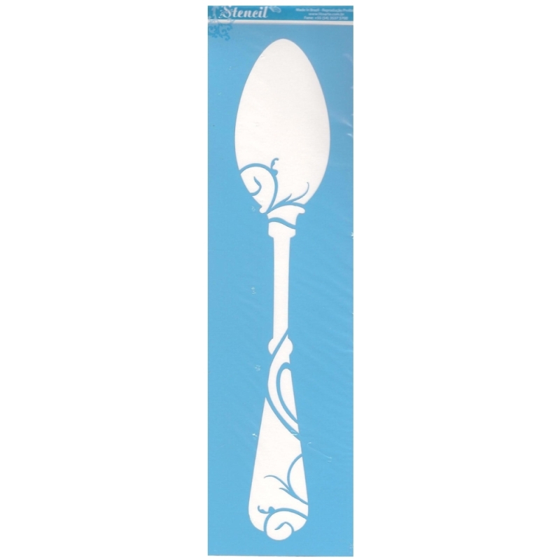 Plantilla stencil ste 28x8 cuchara   - Suinplas