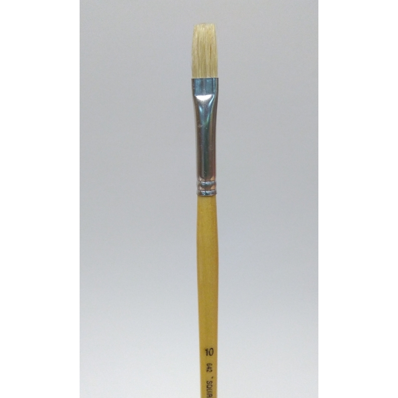 Pincel plano  squirrel 642 nº 10 - Suinplas