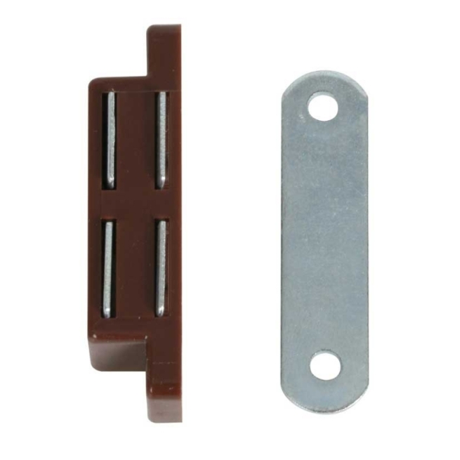 Cierre magnetico 42mm marron 2ud - Suinplas