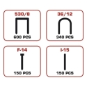 Caja grapas surtidas ratio 4 en 1 - Suinplas