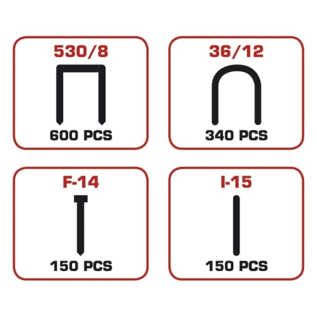 Caja grapas surtidas ratio 4 en 1 - Suinplas