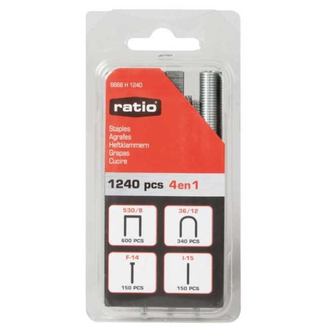 Caja grapas surtidas ratio 4 en 1 - Suinplas