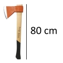 Hacha vizcaina 80 cm lista - Suinplas