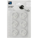 Clip adhesivo para cable transparente - Suinplas