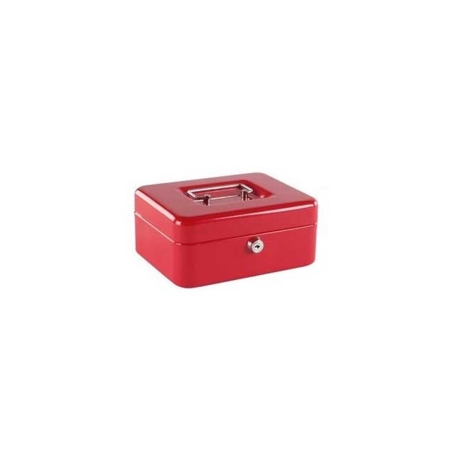 Caja caudales  con bandeja nº 2  color rojo - Suinplas